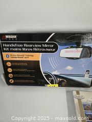 MaxSold Auction: Lot: Handsfree Bluetooth Rearview Mirror, In-dash Cassette Stereo & Multi-tool - Toronto (Ontario, Canada) SHORT NOTICE PARTNER MANAGED Downsizing Online Auction - Research Road (STORAGE)