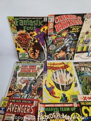 MaxSold Auction: Lot of Approximately 15 Vintage Marvel Comic Books (1960s–1970s) - Toronto (Ontario, Canada) SHORT NOTICE PARTNER MANAGED Downsizing Online Auction - Research Road (STORAGE)