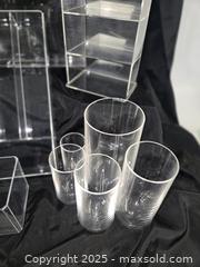 MaxSold Auction: Lot of Clear Acrylic Organizers — Assorted Holders & Trays - Toronto (Ontario, Canada) SHORT NOTICE PARTNER MANAGED Downsizing Online Auction - Research Road (STORAGE)