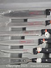 MaxSold Auction: Prima 12-Piece Chef's Cutting Utensil Set with Aluminum Case - Toronto (Ontario, Canada) SHORT NOTICE PARTNER MANAGED Downsizing Online Auction - Research Road (STORAGE)