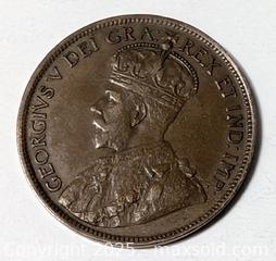 MaxSold Auction: 1918 CANADIAN PENNY COIN - Kingston (Ontario, Canada) SELLER MANAGED Downsizing Online Auction - Rosemund Crescent