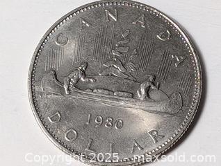 MaxSold Auction: 1980 CANADIAN DOLLAR COIN - Kingston (Ontario, Canada) SELLER MANAGED Downsizing Online Auction - Rosemund Crescent