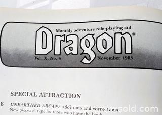 MaxSold Auction: 1985 DRAGON MAGAZINE - Kingston (Ontario, Canada) SELLER MANAGED Downsizing Online Auction - Rosemund Crescent