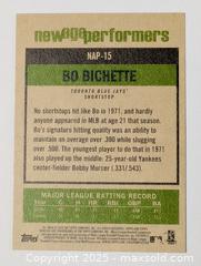 MaxSold Auction: BO BICHETTE BASEBALL CARD - Kingston (Ontario, Canada) SELLER MANAGED Downsizing Online Auction - Rosemund Crescent