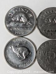 MaxSold Auction: CANADIAN NICKEL COIN LOT OF 4 - Kingston (Ontario, Canada) SELLER MANAGED Downsizing Online Auction - Rosemund Crescent