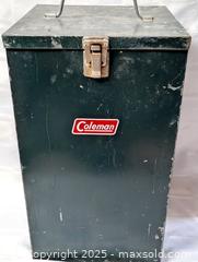 MaxSold Auction: COLEMAN METAL CARRYING CASE - Kingston (Ontario, Canada) SELLER MANAGED Downsizing Online Auction - Rosemund Crescent