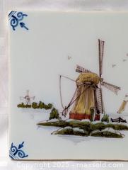 MaxSold Auction: HOLLAND WINDMILL THEMED DECORATIVE TILE - Kingston (Ontario, Canada) SELLER MANAGED Downsizing Online Auction - Rosemund Crescent