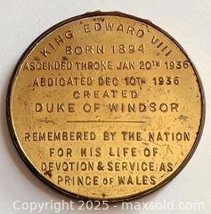MaxSold Auction: KING EDWARD MEDALLION COIN - Kingston (Ontario, Canada) SELLER MANAGED Downsizing Online Auction - Rosemund Crescent