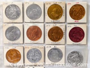 MaxSold Auction: MARDI GRAS COIN COLLECTION - Kingston (Ontario, Canada) SELLER MANAGED Downsizing Online Auction - Rosemund Crescent