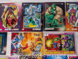 MaxSold Auction: MARVEL COMICS TRADING CARD LOT - Kingston (Ontario, Canada) SELLER MANAGED Downsizing Online Auction - Rosemund Crescent