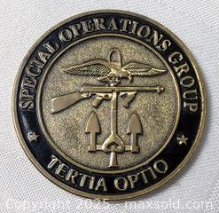 MaxSold Auction: MILITARY CHALLENGE COIN / MEDALLION - Kingston (Ontario, Canada) SELLER MANAGED Downsizing Online Auction - Rosemund Crescent