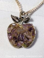 MaxSold Auction: STERLING SILVER NECKLACE WITH AMETHYST PENDANT - Kingston (Ontario, Canada) SELLER MANAGED Downsizing Online Auction - Rosemund Crescent