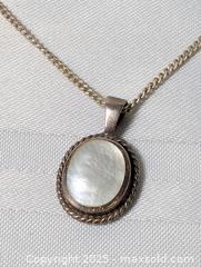 MaxSold Auction: STERLING SILVER NECKLACE WITH PENDANT - Kingston (Ontario, Canada) SELLER MANAGED Downsizing Online Auction - Rosemund Crescent