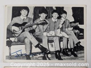 MaxSold Auction: THE BEATLES TRADING CARD LOT OF 2 - Kingston (Ontario, Canada) SELLER MANAGED Downsizing Online Auction - Rosemund Crescent