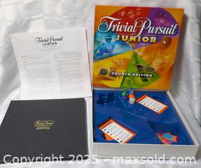 MaxSold Auction: TRIVIAL PURSUIT JUNIOR BOARD GAME - Kingston (Ontario, Canada) SELLER MANAGED Downsizing Online Auction - Rosemund Crescent