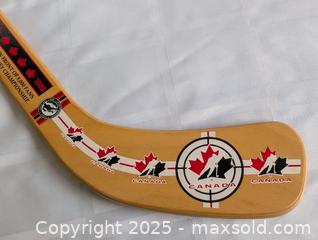 MaxSold Auction: WOMEN'S TEAM CANADA MINI HOCKEY STICK - Kingston (Ontario, Canada) SELLER MANAGED Downsizing Online Auction - Rosemund Crescent