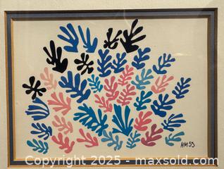 MaxSold Auction: 3 x framed mini artwork by Matisse Picasso Miro - Toronto (Ontario, Canada) SHORT NOTICE SELLER MANAGED Reseller Online Auction - Kempsell Crescent