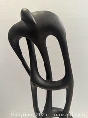 MaxSold Auction: African Mid-Century Modernist carved ebony wood abstract sculpture - A - Toronto (Ontario, Canada) SHORT NOTICE SELLER MANAGED Reseller Online Auction - Kempsell Crescent