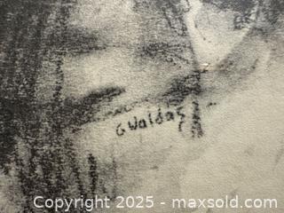 MaxSold Auction: Framed artwork by G Waldas - Children - Toronto (Ontario, Canada) SHORT NOTICE SELLER MANAGED Reseller Online Auction - Kempsell Crescent