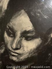 MaxSold Auction: Framed artwork by G Waldas - Woman - Toronto (Ontario, Canada) SHORT NOTICE SELLER MANAGED Reseller Online Auction - Kempsell Crescent