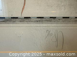 MaxSold Auction: Framed Donald Saff Aquatint Etching Print - Toronto (Ontario, Canada) SHORT NOTICE SELLER MANAGED Reseller Online Auction - Kempsell Crescent