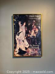 MaxSold Auction: Framed museum poster De Renoir a Matisse - Toronto (Ontario, Canada) SHORT NOTICE SELLER MANAGED Reseller Online Auction - Kempsell Crescent