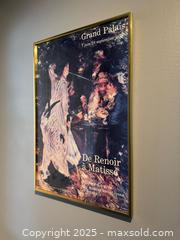 MaxSold Auction: Framed museum poster De Renoir a Matisse - Toronto (Ontario, Canada) SHORT NOTICE SELLER MANAGED Reseller Online Auction - Kempsell Crescent