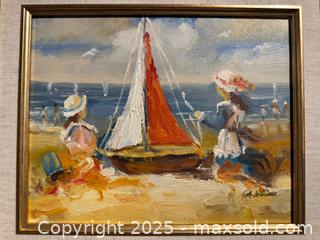 MaxSold Auction: Framed oil painting signed "A Williams” - Toronto (Ontario, Canada) SHORT NOTICE SELLER MANAGED Reseller Online Auction - Kempsell Crescent