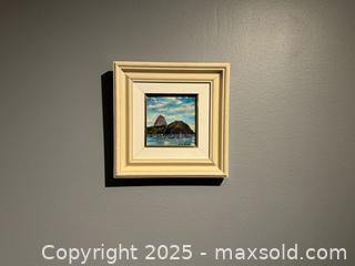 MaxSold Auction: Framed original oil painting by Luzia Pinheiro - Toronto (Ontario, Canada) SHORT NOTICE SELLER MANAGED Reseller Online Auction - Kempsell Crescent