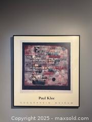 MaxSold Auction: Framed Paul Klee's artwork titled From the Song of Songs, Version II (1921) - Toronto (Ontario, Canada) SHORT NOTICE SELLER MANAGED Reseller Online Auction - Kempsell Crescent