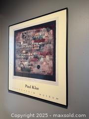 MaxSold Auction: Framed Paul Klee's artwork titled From the Song of Songs, Version II (1921) - Toronto (Ontario, Canada) SHORT NOTICE SELLER MANAGED Reseller Online Auction - Kempsell Crescent
