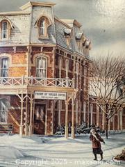 MaxSold Auction: Framed print of the painting The Prince of Wales Hotel by Canadian artist Trisha  - Toronto (Ontario, Canada) SHORT NOTICE SELLER MANAGED Reseller Online Auction - Kempsell Crescent