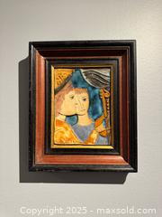 MaxSold Auction: MCM Framed ceramic relief tile by Israeli artist Ruth Faktorowicz - Toronto (Ontario, Canada) SHORT NOTICE SELLER MANAGED Reseller Online Auction - Kempsell Crescent