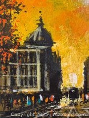 MaxSold Auction: MCM Original acrylic on board street scene painting  - Toronto (Ontario, Canada) SHORT NOTICE SELLER MANAGED Reseller Online Auction - Kempsell Crescent