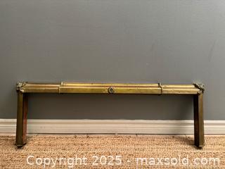 MaxSold Auction:  Vintage Brass fireplace fixture - Toronto (Ontario, Canada) SHORT NOTICE SELLER MANAGED Reseller Online Auction - Kempsell Crescent