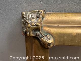 MaxSold Auction:  Vintage Brass fireplace fixture - Toronto (Ontario, Canada) SHORT NOTICE SELLER MANAGED Reseller Online Auction - Kempsell Crescent
