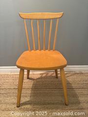 MaxSold Auction: Vintage MCM Beechwood Spindle Back side chair - Toronto (Ontario, Canada) SHORT NOTICE SELLER MANAGED Reseller Online Auction - Kempsell Crescent