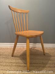 MaxSold Auction: Vintage MCM Beechwood Spindle Back side chair - Toronto (Ontario, Canada) SHORT NOTICE SELLER MANAGED Reseller Online Auction - Kempsell Crescent