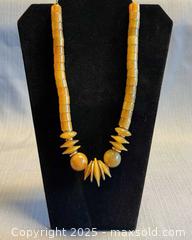 MaxSold Auction: (2) Art Deco 1940’s Chunky Necklaces / Chokers  - Toronto (Ontario, Canada) PARTNER MANAGED Reseller Online Auction -  Queen Street West