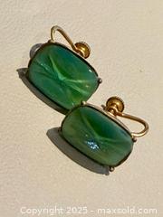 MaxSold Auction: Art Deco 1930's Gemstone Earrings  - Toronto (Ontario, Canada) PARTNER MANAGED Reseller Online Auction -  Queen Street West