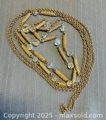 MaxSold Auction: Art Deco 1930’s  LONG Costume Necklace  - Toronto (Ontario, Canada) PARTNER MANAGED Reseller Online Auction -  Queen Street West