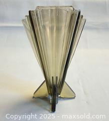 MaxSold Auction: Art Deco 1930's Smoked Glass Vase  - Toronto (Ontario, Canada) PARTNER MANAGED Reseller Online Auction -  Queen Street West