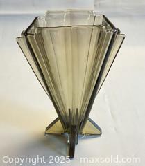 MaxSold Auction: Art Deco 1930's Smoked Glass Vase  - Toronto (Ontario, Canada) PARTNER MANAGED Reseller Online Auction -  Queen Street West