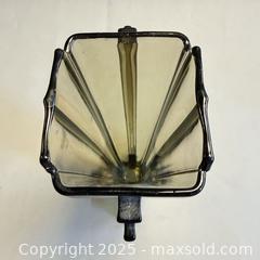 MaxSold Auction: Art Deco 1930's Smoked Glass Vase  - Toronto (Ontario, Canada) PARTNER MANAGED Reseller Online Auction -  Queen Street West