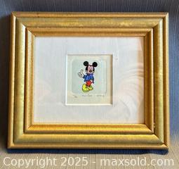 MaxSold Auction: Framed Signed Hand Painted Sowa & Reiser Limited Edition 303/500 Mickey Mouse Etching  - Toronto (Ontario, Canada) PARTNER MANAGED Reseller Online Auction -  Queen Street West
