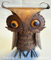 MaxSold Auction: MCM Brutalist Mixed Metal Owl Sculpture ( Curtis Jere Style)  - Toronto (Ontario, Canada) PARTNER MANAGED Reseller Online Auction -  Queen Street West