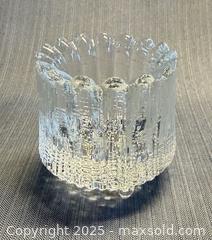 MaxSold Auction: MCM IITTALA Ultima Thule Tapio Wirkkala Glass Votive Candle Holder  - Toronto (Ontario, Canada) PARTNER MANAGED Reseller Online Auction -  Queen Street West