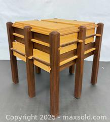 MaxSold Auction: MCM Mixed Wood (Maple & Walnut) Pagoda Style Jewelry Drawer Box - Toronto (Ontario, Canada) PARTNER MANAGED Reseller Online Auction -  Queen Street West