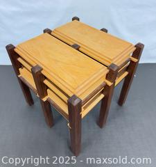 MaxSold Auction: MCM Mixed Wood (Maple & Walnut) Pagoda Style Jewelry Drawer Box - Toronto (Ontario, Canada) PARTNER MANAGED Reseller Online Auction -  Queen Street West