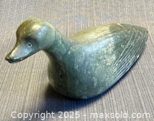 MaxSold Auction: MCM Signed Hand Carved Soapstone Loon Sculpture / Canadian Inuit Art - Toronto (Ontario, Canada) PARTNER MANAGED Reseller Online Auction -  Queen Street West